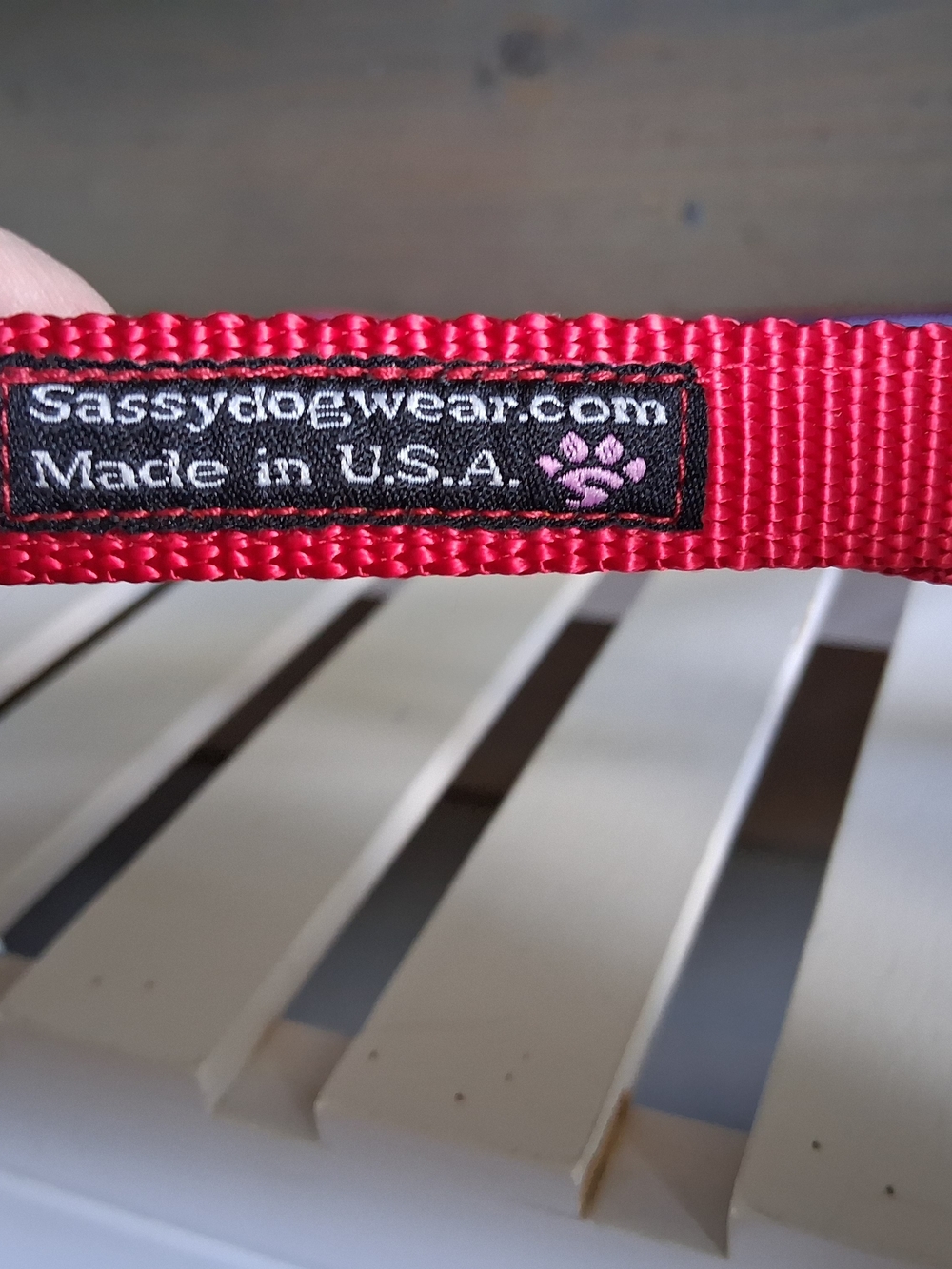 6ft Patriotic American Flag Dog Leash - Red White Blue Stars & Stripes - Picture 2 of 3